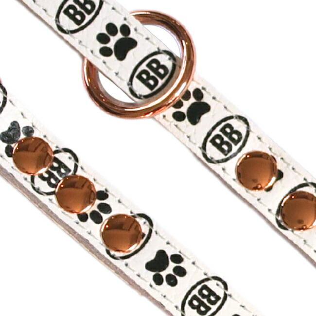 BBオールレザーリードSサイズ ブラン Blanc バディベルト BUDDYBELT バディーベルト犬 犬用 ペット ドッグ リード バディーベルトの画像