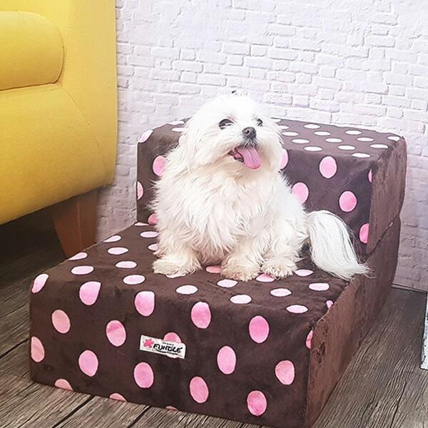 犬用 猫用 ファンドル チョコドットステップ 階段 Fundle Choco Candydot Step 小型犬 ベッド カドラー Fd Choco Step Dogskip Yahoo 店 通販 Yahoo ショッピング