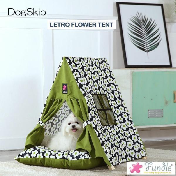 手数料安い 犬用 猫用 ファンドル屋根付きベッド カドラー レトロフラワーテント 小型犬 Fundle Retro Flower Tent 在庫あり 即納 Www Kmhsystems Com