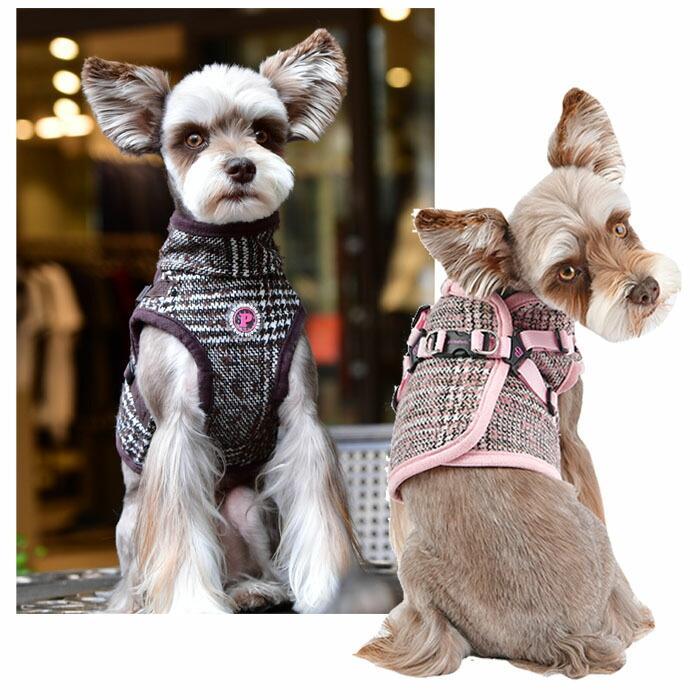 犬用 胴輪 ダビンチハーネスV S,M,Lサイズ PINKAHOLIC N.Y. DA VINCI