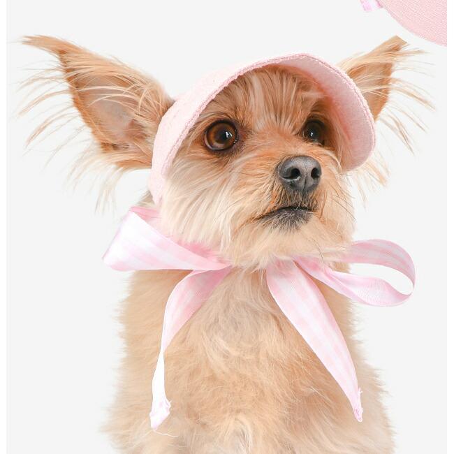 犬用 オルチ フラワーピクニックサンバイザー 帽子 Olchi Flower