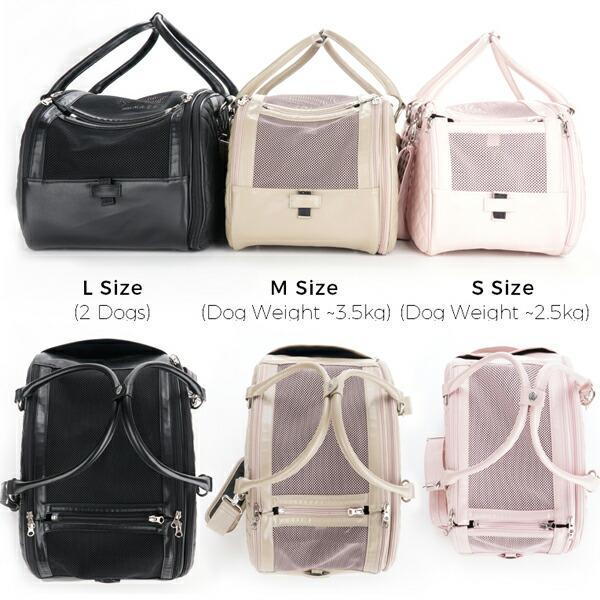 犬用 PAキルティングラグジュアリーP.A.W.キャリーバッグ Lサイズ