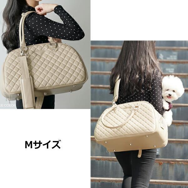 犬用 PAキルティングラグジュアリーP.A.W.キャリーバッグ Lサイズ
