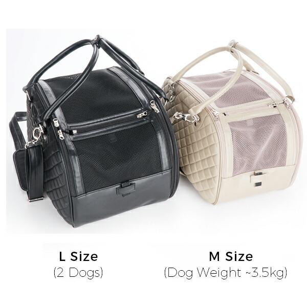 犬用 PAキルティングラグジュアリーP.A.W.キャリーバッグ Sサイズ