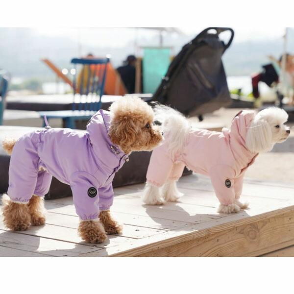 犬用 PAマガジオスノーフードパデッドオーバーオール つなぎ