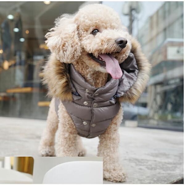 penjoyjoyプードルフードベスト 犬用 PAダブルボタンダウンフードベスト S,SM,M,ML,L,XLサイズ パピー