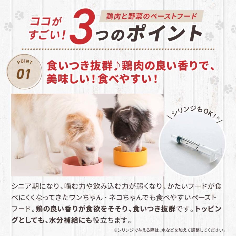 ドッグフード 国産 無添加 ペーストフード PETSTANCE 鶏肉と野菜の