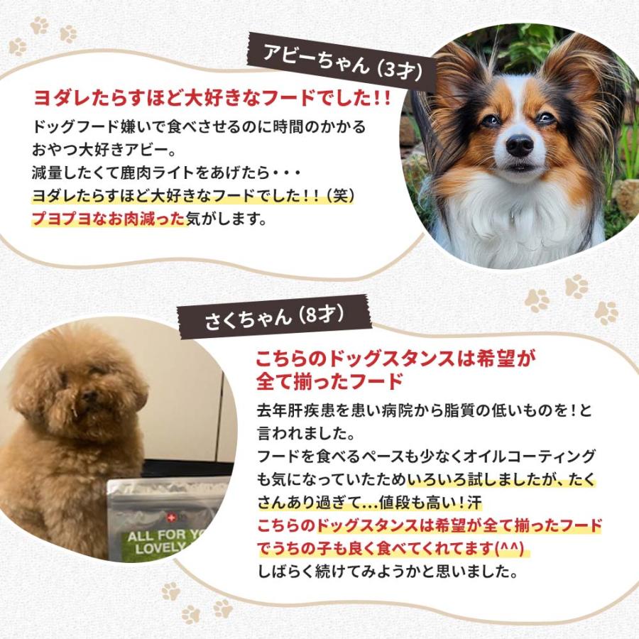 ドッグフード 鹿肉 ダイエット ドッグスタンス ライト 1kg 国産 無添加