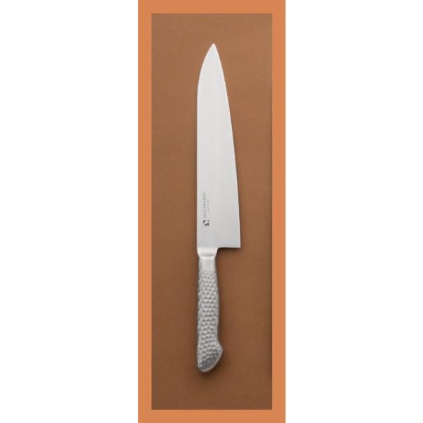 オールステンレス（口金付）　モリブデン鋼　牛刀　２１ｃｍ