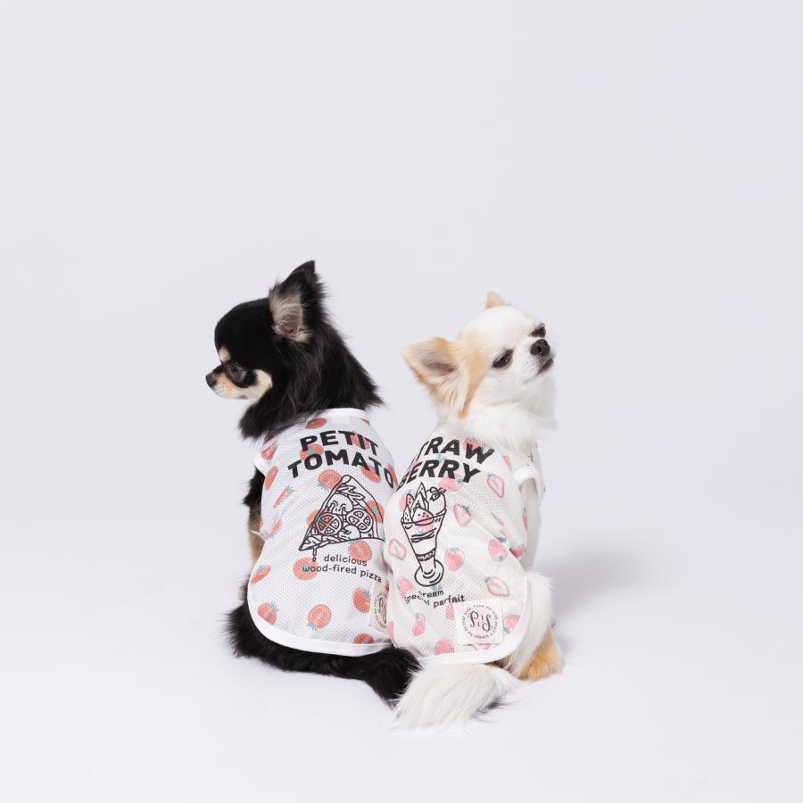 pipi アウトレット ペット 犬服 PiPi いちご レモン トマト 柄 ペット