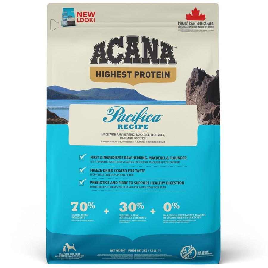 ACANA パシフィカドッグレシピ ドッグフード 2kg ×2袋 ACANA（アカナ） パシフィカドッグ レシピ 2kg［賞味：2026/11
