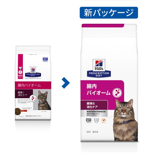 ヒルズ 猫用 腸内バイオーム 繊維＆消化ケア ドライ 500g｜dogworld｜02