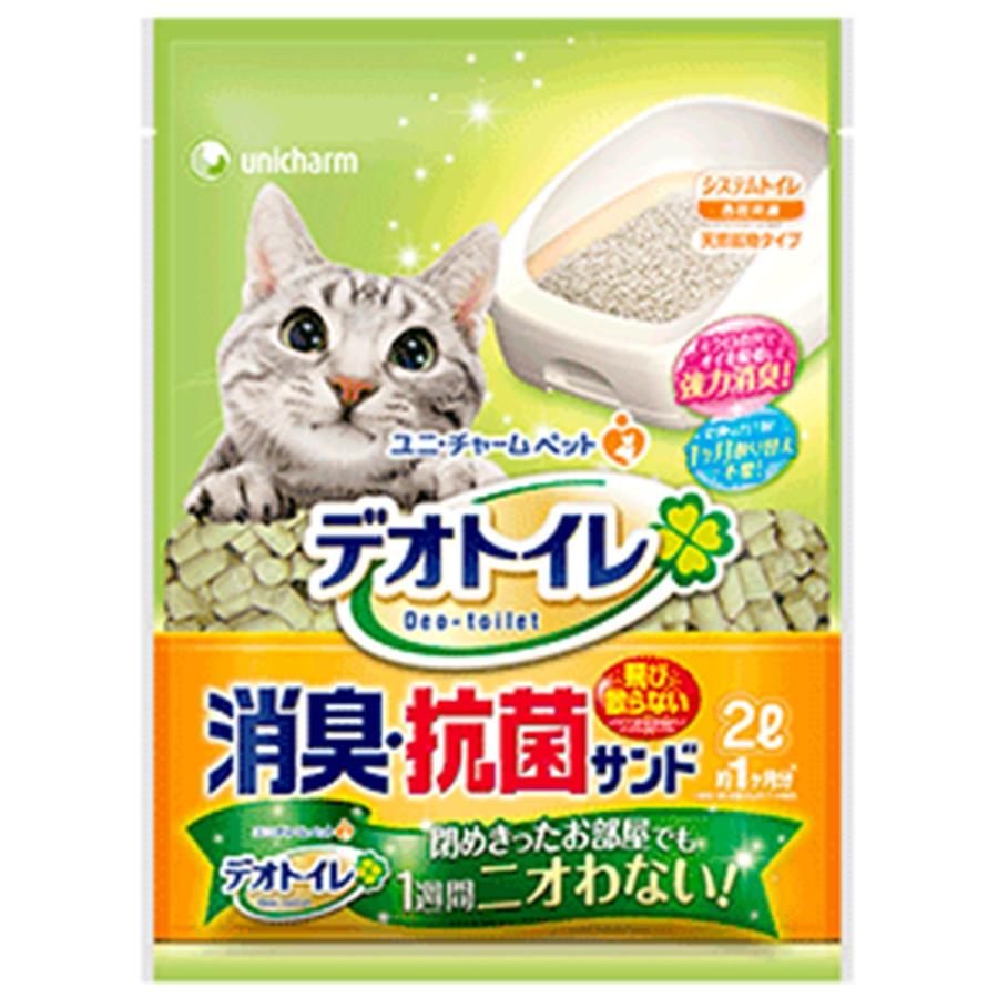 ユニチャーム デオトイレ 飛び散らない消臭 抗菌サンド 2l お一人様 4個まで ドッグワールド 通販 Paypayモール