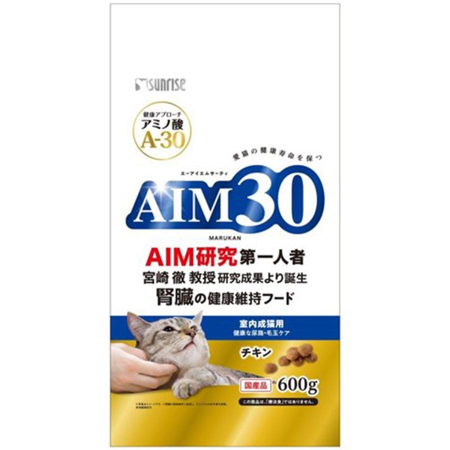 AIM30 室内成猫用 健康な尿路・毛玉ケア 600g｜dogworld