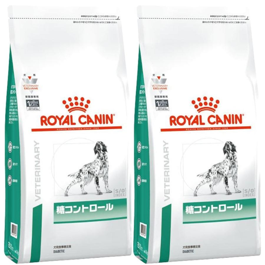 2袋セット］ロイヤルカナン 食事療法食 犬用 糖コントロール ドライ 