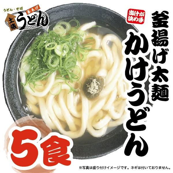 釜揚げ太麺かけうどん　冷凍５食セット【土俵うどん】【福岡うどん　筑後うどん　大木町お取り寄せ　まかない飯グランプリ受賞店】 | 