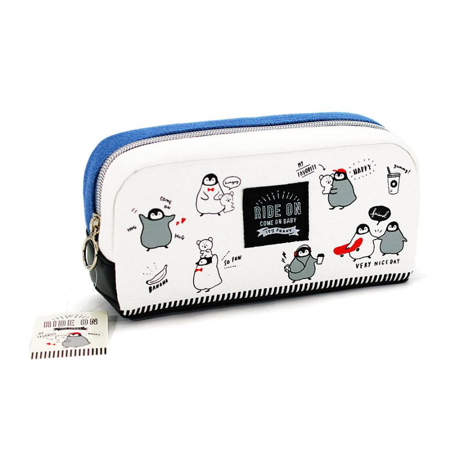 筆箱 ペンケース 女の子 小学生 ボックス タイプ 遊ぶ ペンギン と クマ ライドオン クーリア ドイブングテン 通販 Yahoo ショッピング