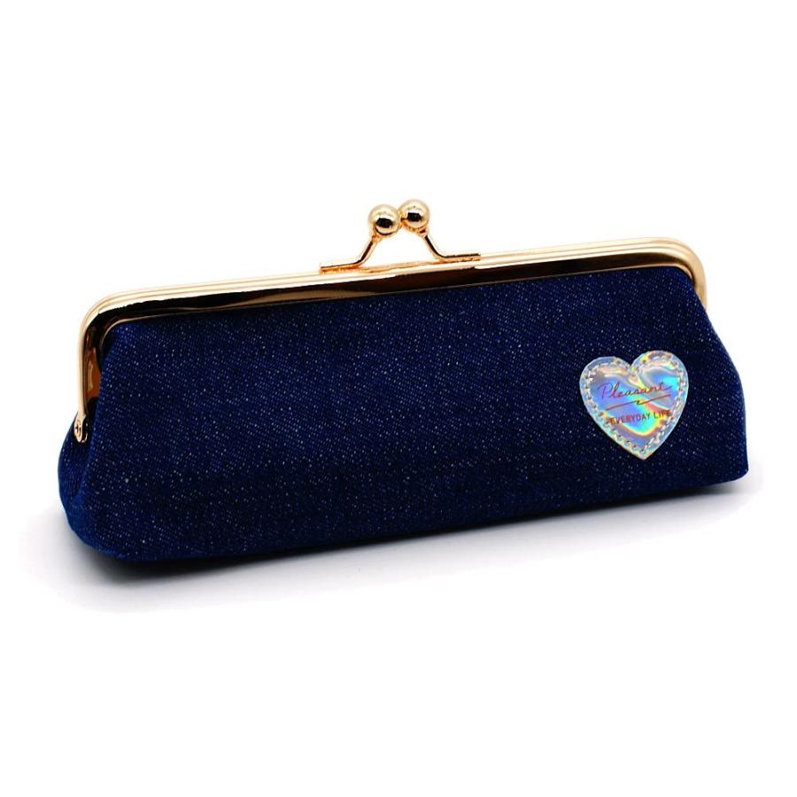 筆箱 ペンケース がま口 タイプ 女の子 向け Purseハート 中学生