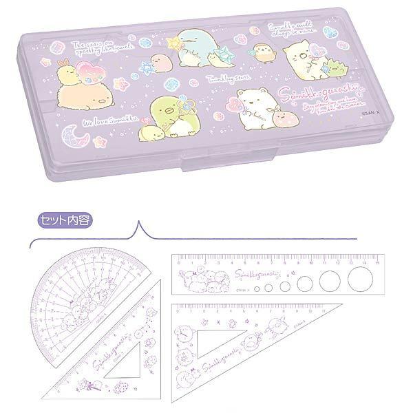 スケールセット 分度器 三角定規 女の子 向け すみっコぐらし Sq502 ジュエルとステッキ メール便 Ok サンエックス ドイブングテン 通販 Yahoo ショッピング