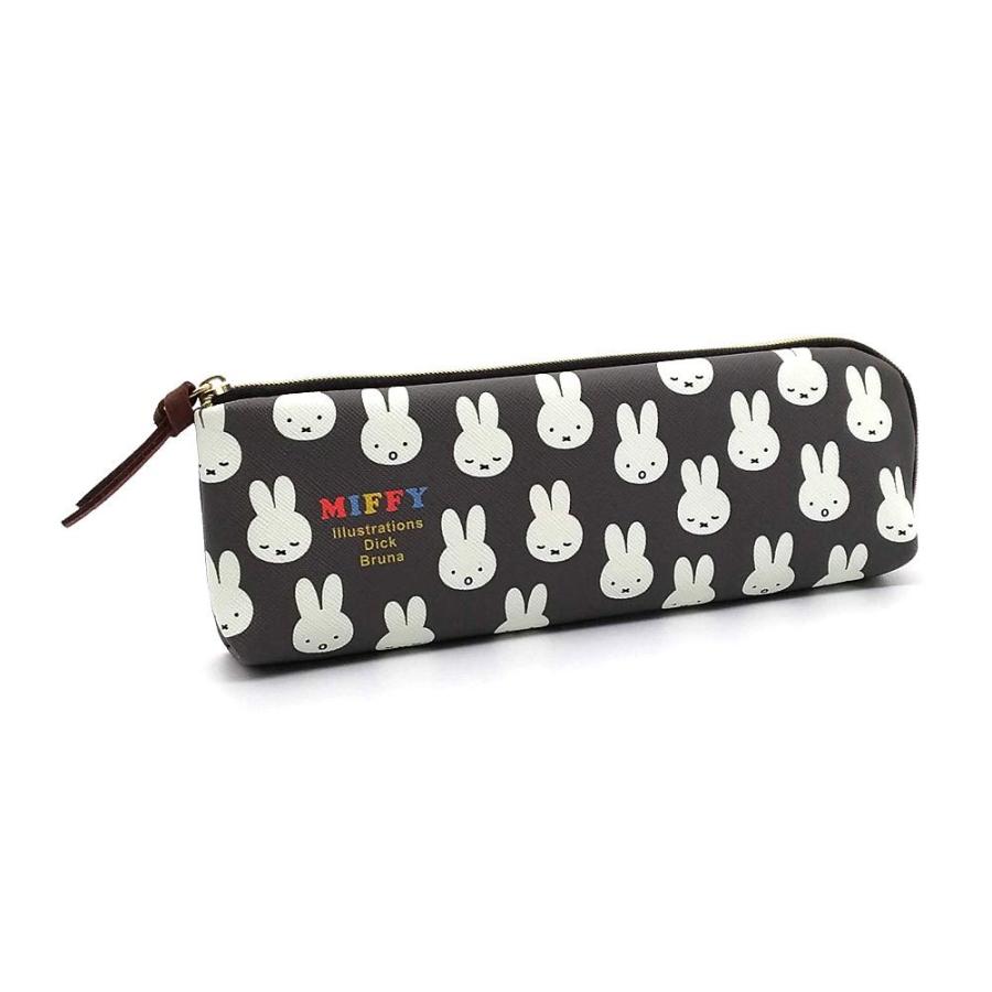 新品 未使用 グレー ペンケース ペンポーチ ミッフィー 筆箱 ｌ型 定価の ｏｆｆ ミッフィー
