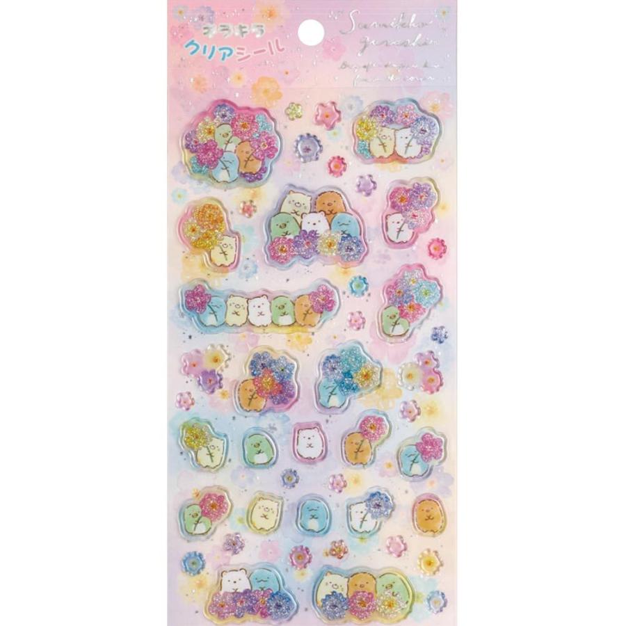 キラキラ クリア シール 女の子 向け すみっコぐらし Se お花 メール便 Ok サンエックス 112 ドイブングテン 通販 Yahoo ショッピング