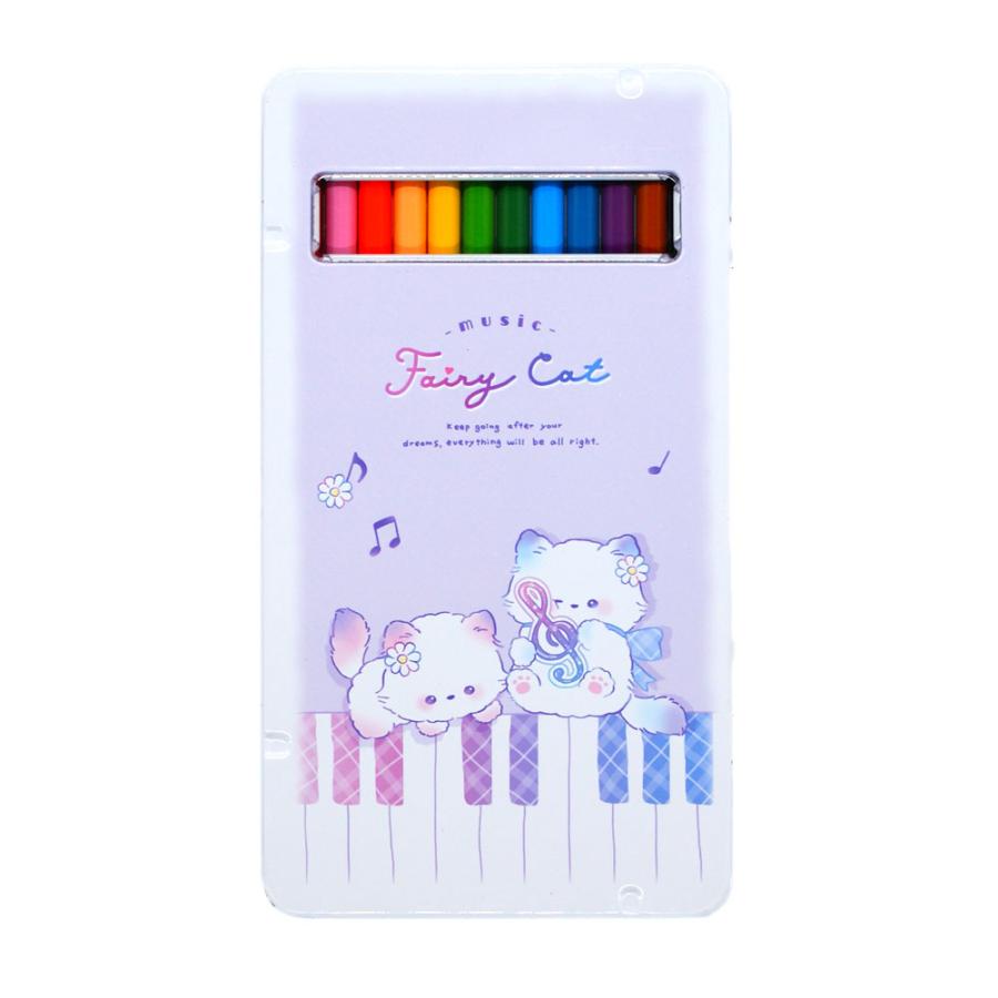 色鉛筆セット 女の子 向け 12色 色鉛筆 ミュージックフェアリー