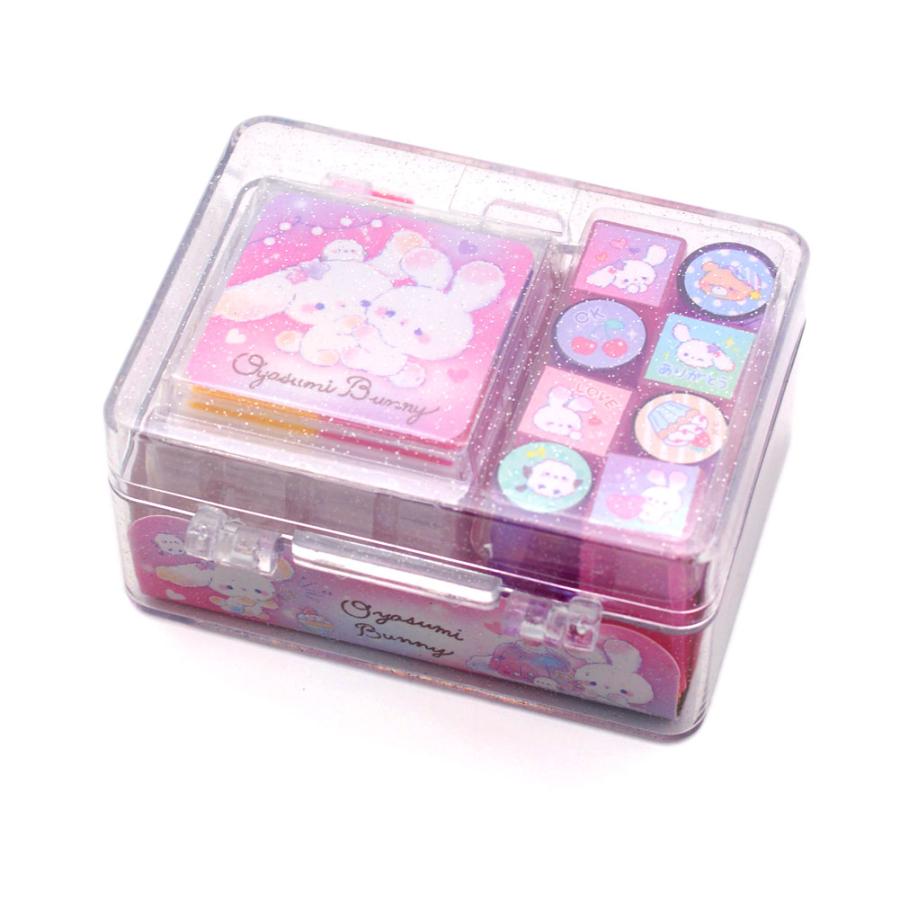 スタンプ セット 女の子 向け おやすみバニー ウサギ クーリア