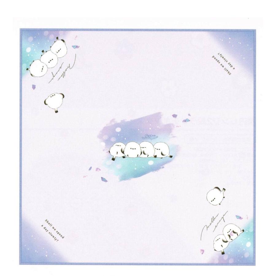 メール便 OK ランチクロス ナフキン 正方形 女の子 向け MELLOW ENAGA