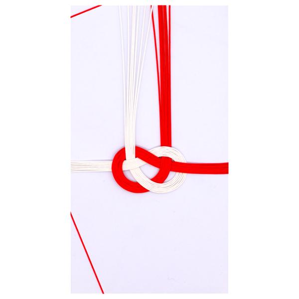 のし袋 熨斗袋 金封 無地 赤白 紅白 熨斗なし あわじ結び 大阪折り 5