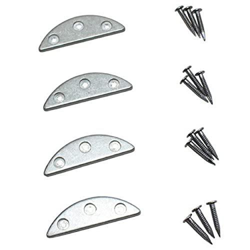 選ぶなら コンドウ 鉄 ソール 三ツ穴プロテクター 金具 補修用品 ヒール 修理 かかと 靴 大 新 シューズ