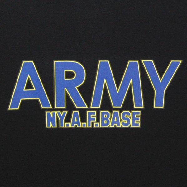 ミリタリープリント長袖ポロシャツ　“ARMY NY.A.F.BASE”　【サイズ：S・M・L・XL】 |  | 05