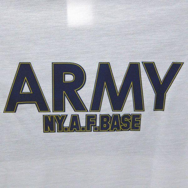 ミリタリープリント長袖ポロシャツ　“ARMY NY.A.F.BASE”　【サイズ：2XL・3XL】 |  | 04