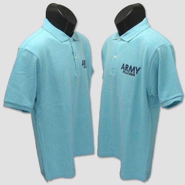 ミリタリープリント半袖ポロシャツ　“ARMY NY.A.F.BASE”　【サイズ：XXL】 |  | 03