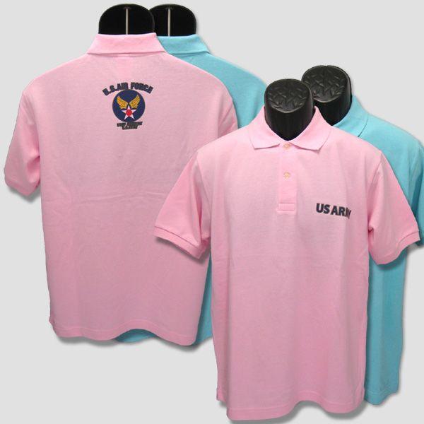 ミリタリープリント半袖ポロシャツ　“U.S.ARMY”　【サイズ：S・M・L・XL】 | 