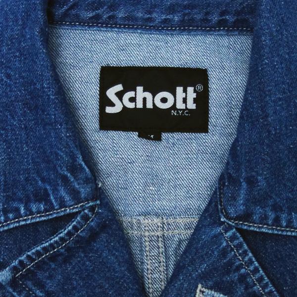 ショット　Schott　10oz.ネップ・デニム ワークジャケット　“NEP DENIM WORK JACKET” 3152010 | Schott N.Y.C | 06