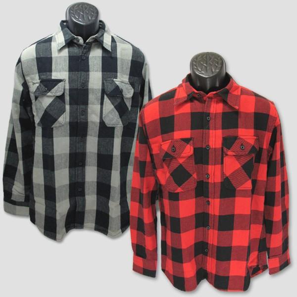 AVIREX　長袖ネル・ブロックチェックワークシャツ　"AVIREX FLANNEL BROCK CHECK L/S SHIRTS" | AVIREX