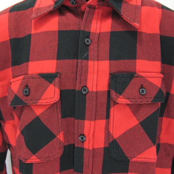 AVIREX　長袖ネル・ブロックチェックワークシャツ　"AVIREX FLANNEL BROCK CHECK L/S SHIRTS" | AVIREX | 04