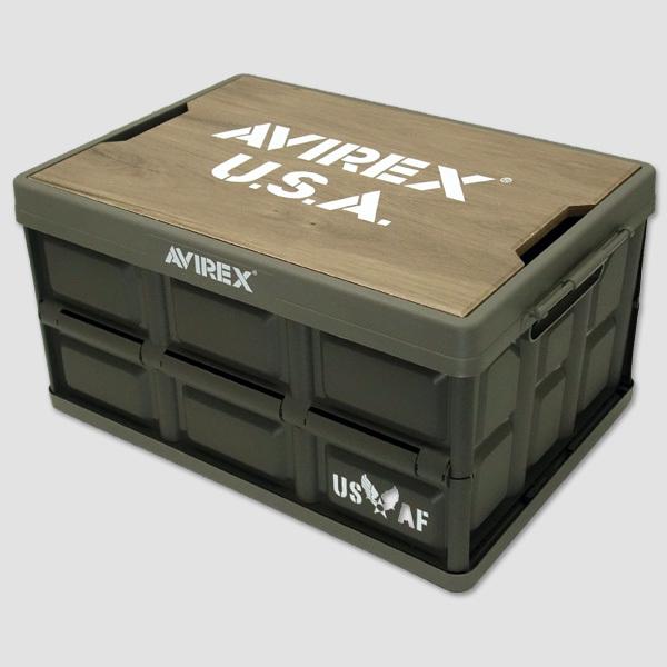 アビレックス　AVIREX　ミリタリー収納箱(折りたたみ可)　“AVIREX MILITARY STORAGE BIN” 6119151 | AVIREX