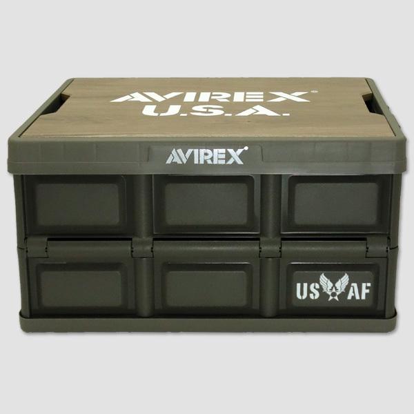 アビレックス　AVIREX　ミリタリー収納箱(折りたたみ可)　“AVIREX MILITARY STORAGE BIN” 6119151 | AVIREX | 01