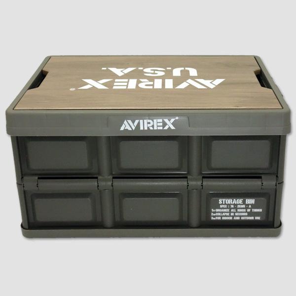 アビレックス　AVIREX　ミリタリー収納箱(折りたたみ可)　“AVIREX MILITARY STORAGE BIN” 6119151 | AVIREX | 03