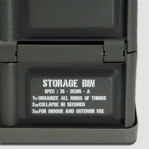 アビレックス　AVIREX　ミリタリー収納箱(折りたたみ可)　“AVIREX MILITARY STORAGE BIN” 6119151 | AVIREX | 06