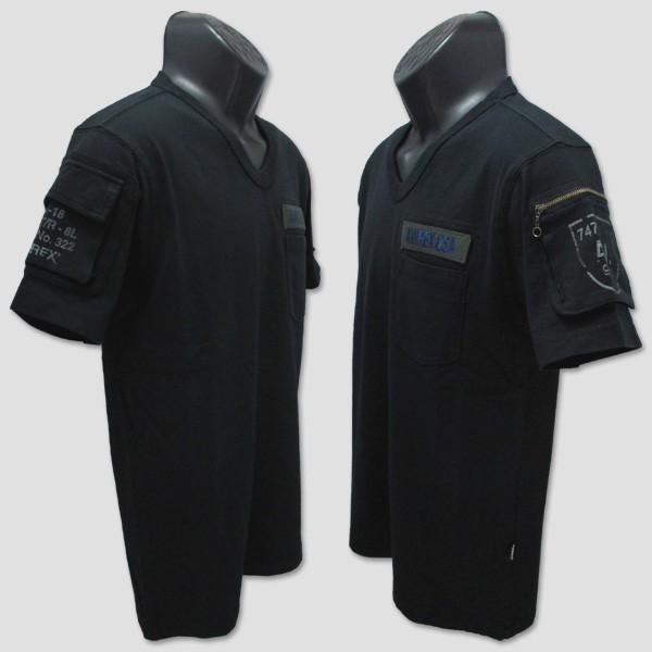 アビレックス　AVIREX　ミリタリー半袖ファティーグＶネックＴシャツ　“FATIGUE V NECK Tee Shirt” |  | 02