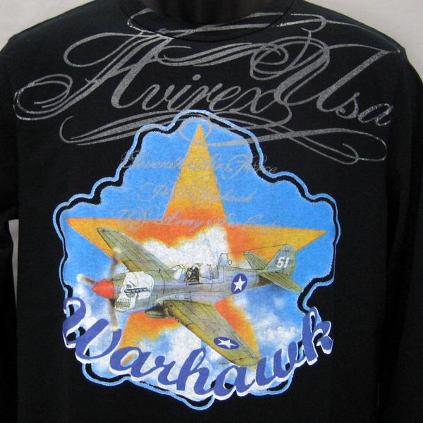 AVIREX　L/S プリントＴシャツ　“WAR HAWK” |  | 01