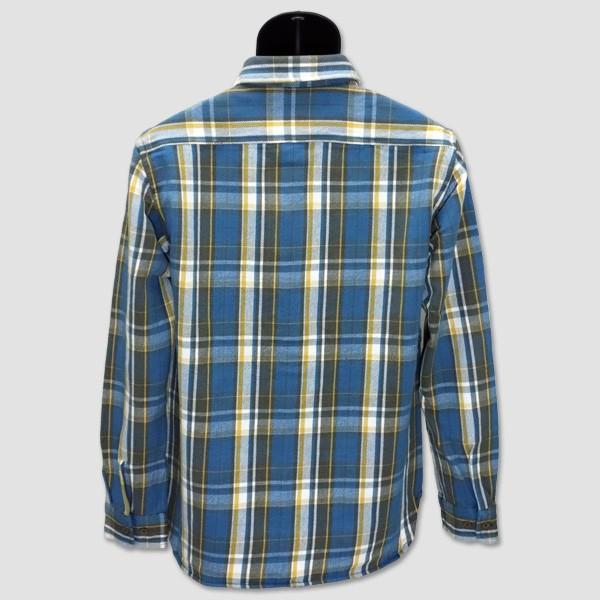 アビレックス AVIREX ミリタリー長袖チェックワークシャツ “HEAVY