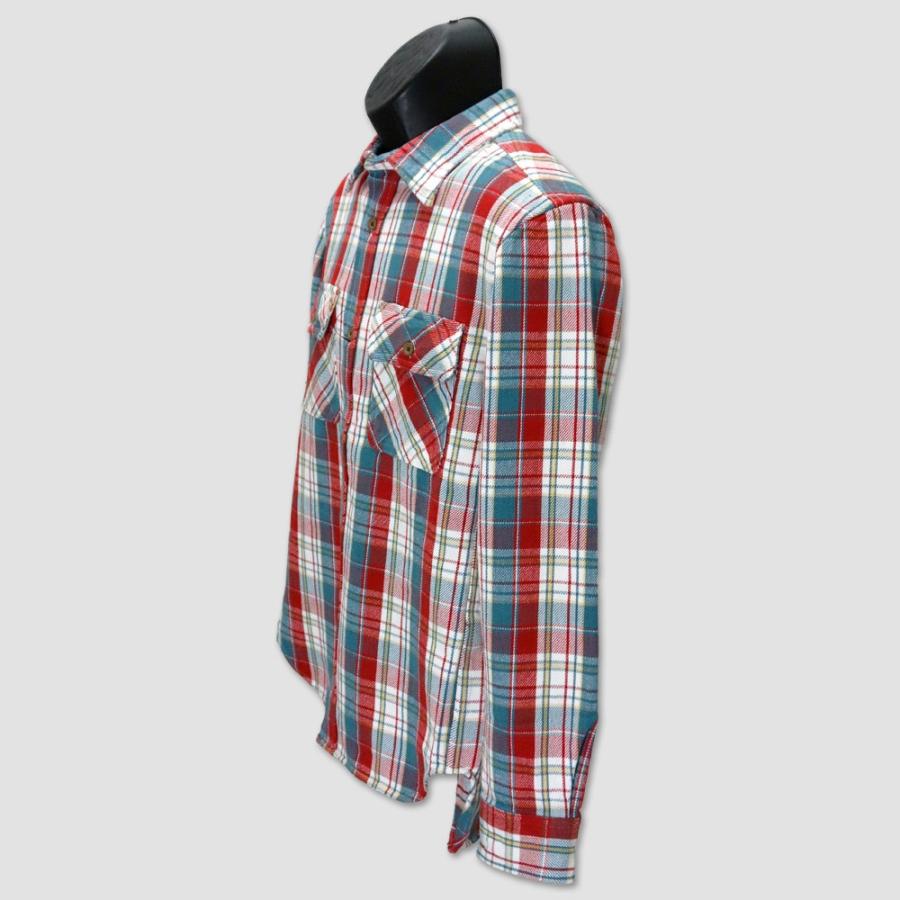 アビレックス　AVIREX　ミリタリー長袖チェックワークシャツ　“HEAVY FLANNEL WORK SHIRT” 6185142 |  | 03
