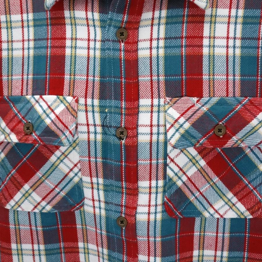 アビレックス　AVIREX　ミリタリー長袖チェックワークシャツ　“HEAVY FLANNEL WORK SHIRT” 6185142 |  | 05