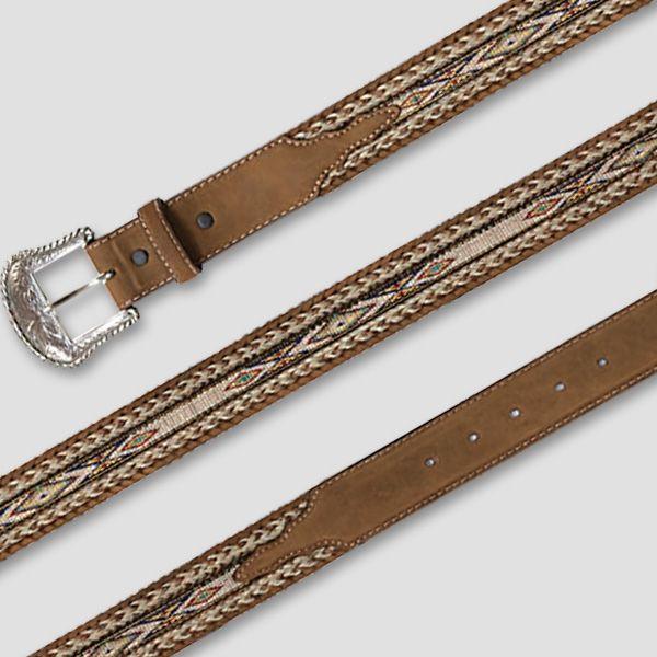 ベルト　BELT 送料無料　新品　メンズ　トニーラマ　Tony Lama　ホースヘア・レザーベルト　“Horse Hair Leather Belt” | Tony Lama