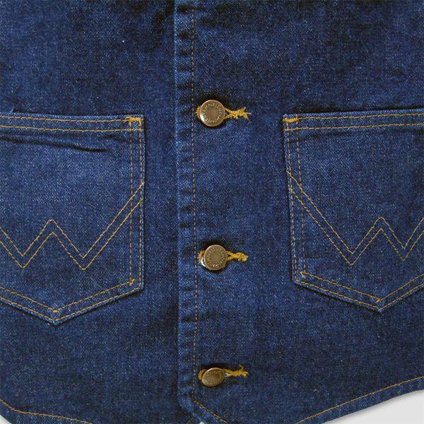 Wrangler　ラングラー　デニムベスト　JACKET　新品　カウボーイカット・デニムベスト　“Cowboy Cut Denim Vest” | Wrangler | 02