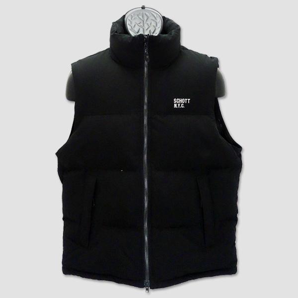 schott ショット2wayダウンジャケット黒