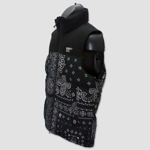 Schott N.Y.C（ショット） Schott 2ウェイ 2トーン ダウンジャケット